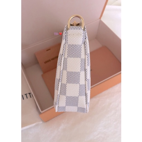🎁LOuis Vuitton Pochette Accessoires Damier Azur NM - Picture 7 of 14
